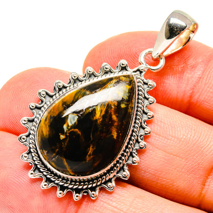 Pietersite Pendants handcrafted by Ana Silver Co - PD756329