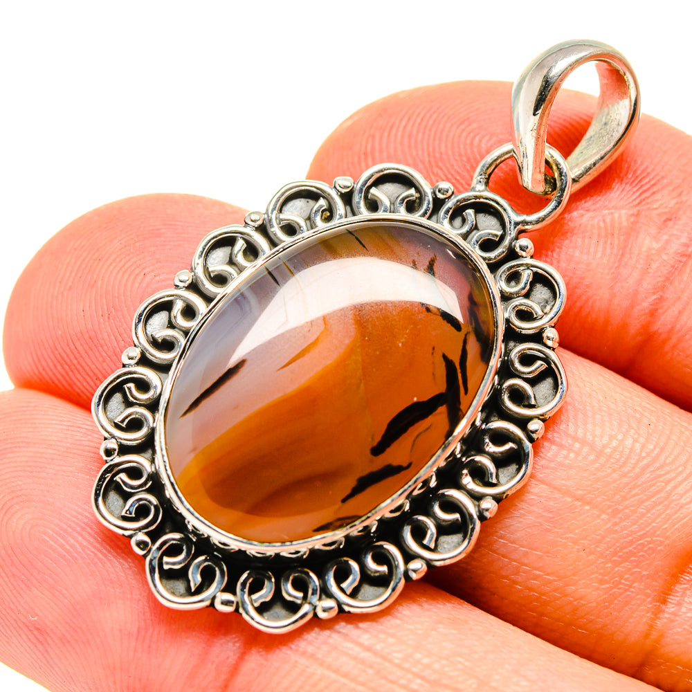 Montana Agate Pendants handcrafted by Ana Silver Co - PD756335