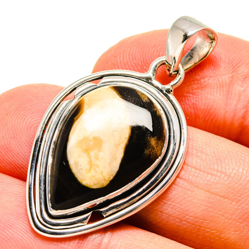 Peanut Wood Jasper Pendants handcrafted by Ana Silver Co - PD756343
