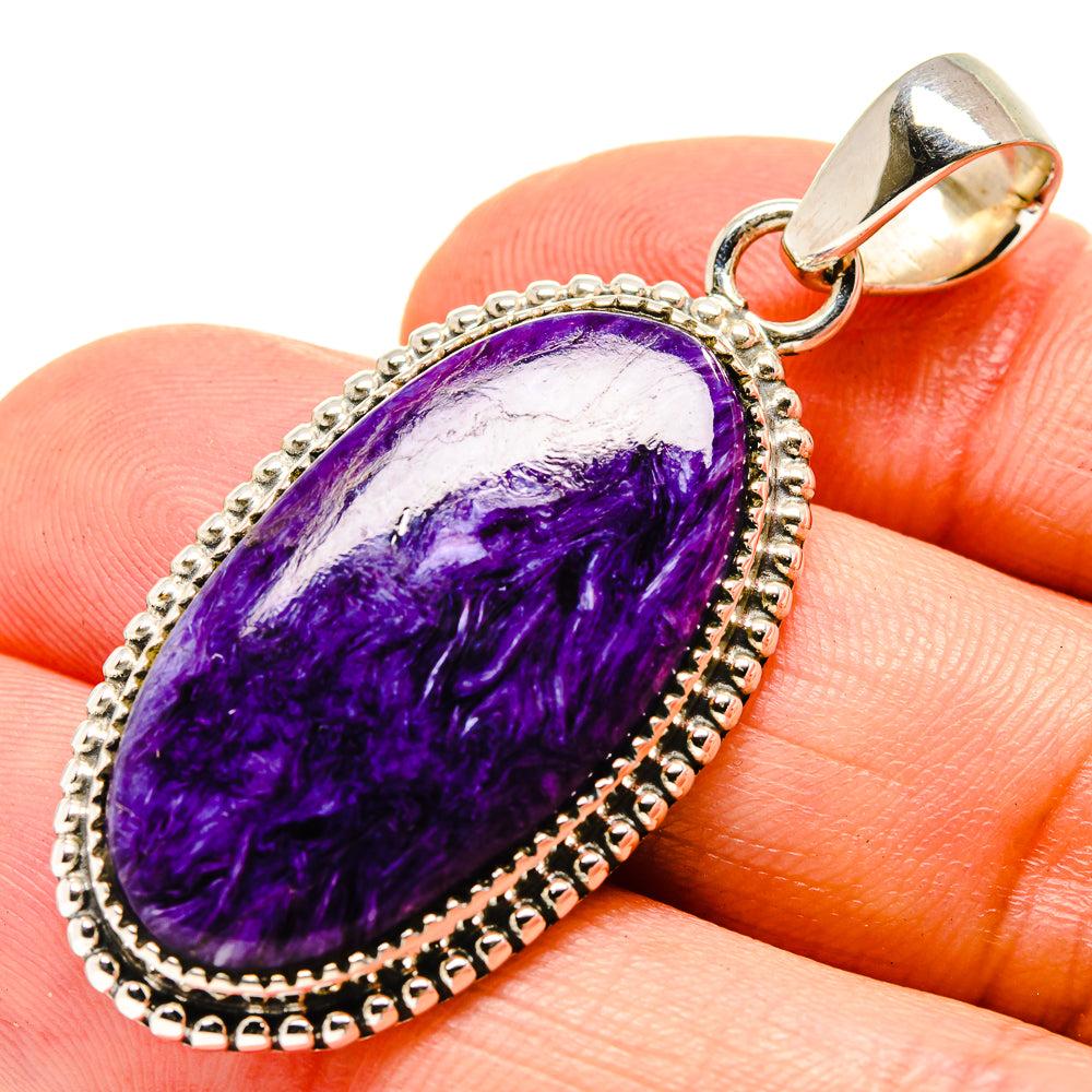 Charoite Pendants handcrafted by Ana Silver Co - PD756347