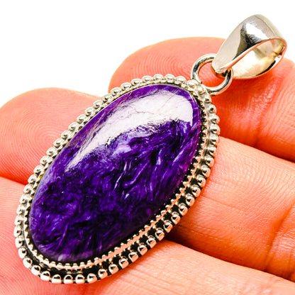 Charoite Pendants handcrafted by Ana Silver Co - PD756347