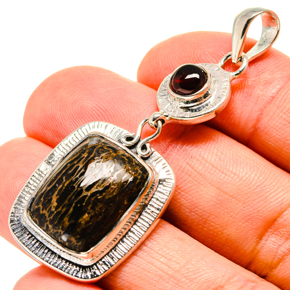 Dinosaur Bone Pendants handcrafted by Ana Silver Co - PD756350