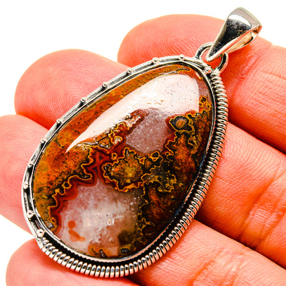 Moroccan Agate Pendants handcrafted by Ana Silver Co - PD756359