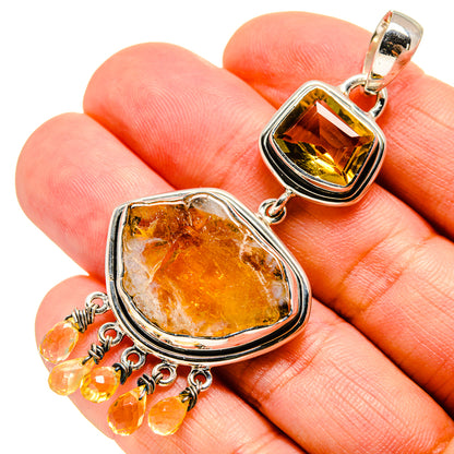 Citrine Pendants handcrafted by Ana Silver Co - PD756361