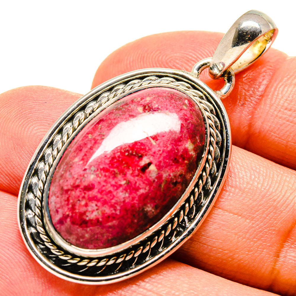 Thulite Pendants handcrafted by Ana Silver Co - PD756375
