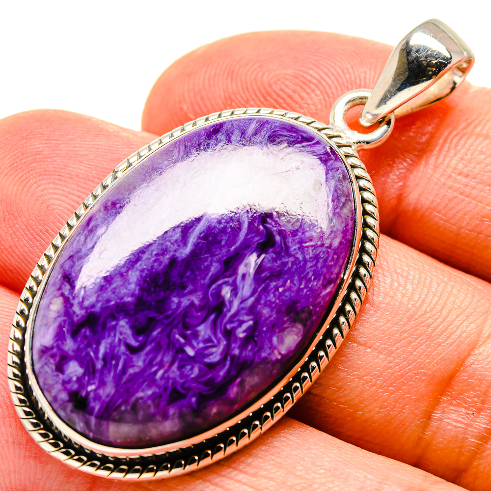 Charoite Pendants handcrafted by Ana Silver Co - PD756377