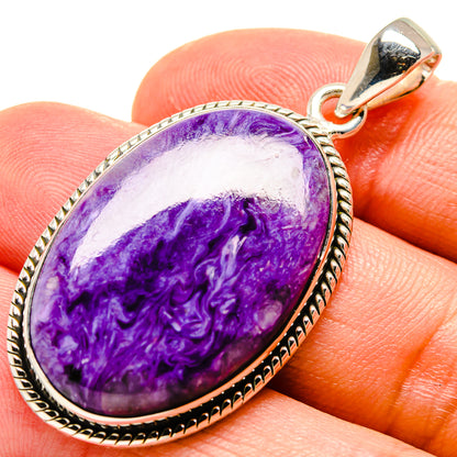 Charoite Pendants handcrafted by Ana Silver Co - PD756377