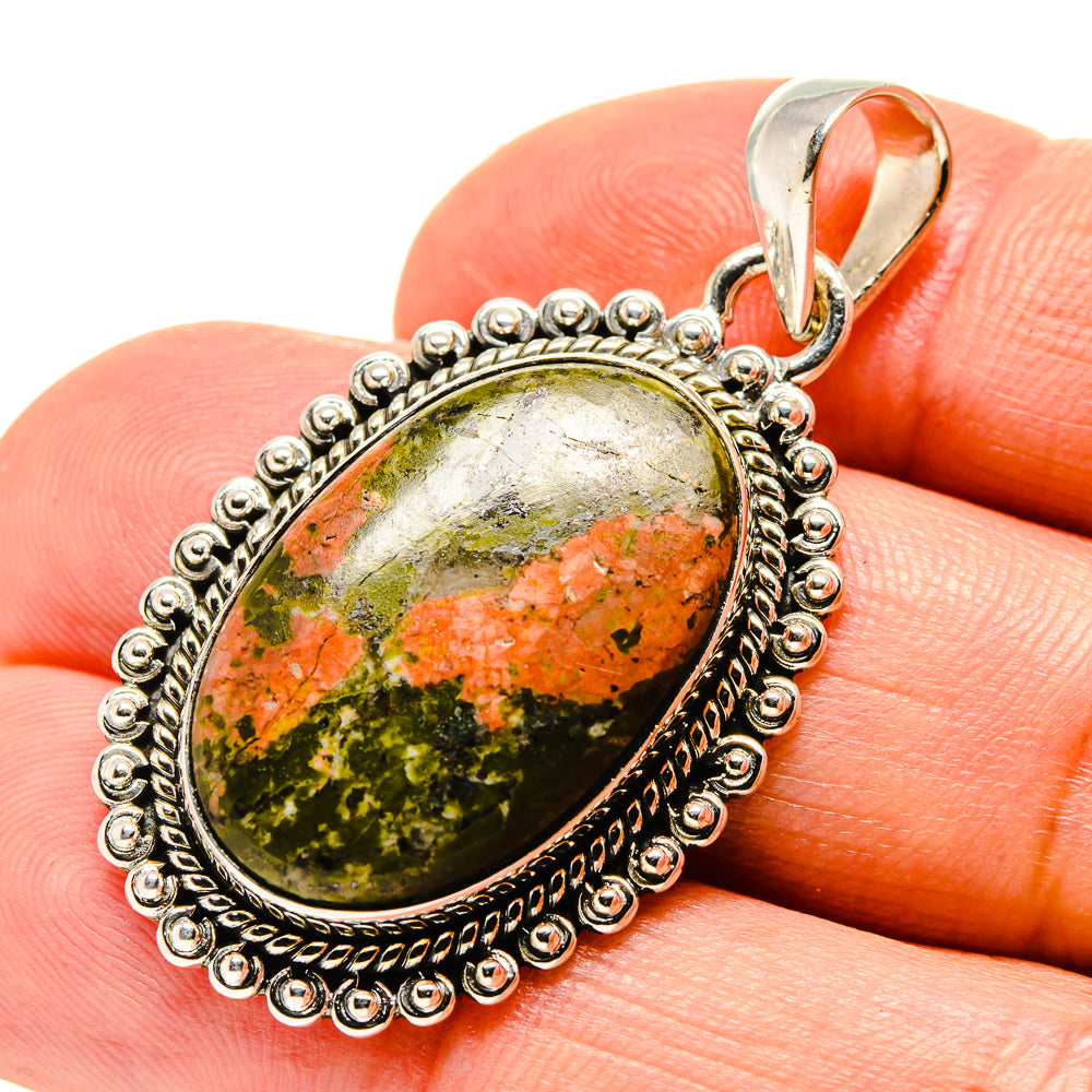 Unakite Pendants handcrafted by Ana Silver Co - PD756385