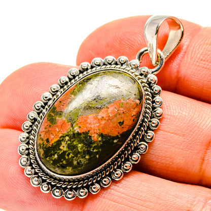 Unakite Pendants handcrafted by Ana Silver Co - PD756385