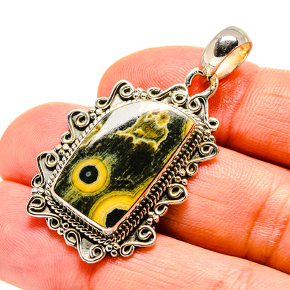 Ocean Jasper Pendants handcrafted by Ana Silver Co - PD756386