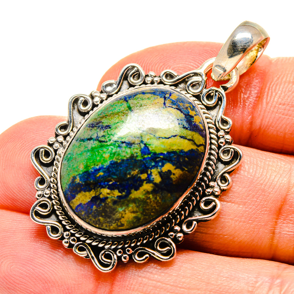 Azurite Pendants handcrafted by Ana Silver Co - PD756388