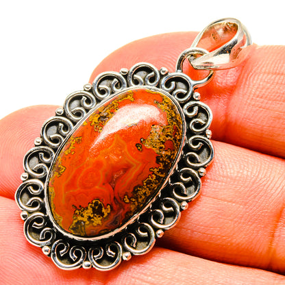 Moroccan Agate Pendants handcrafted by Ana Silver Co - PD756395