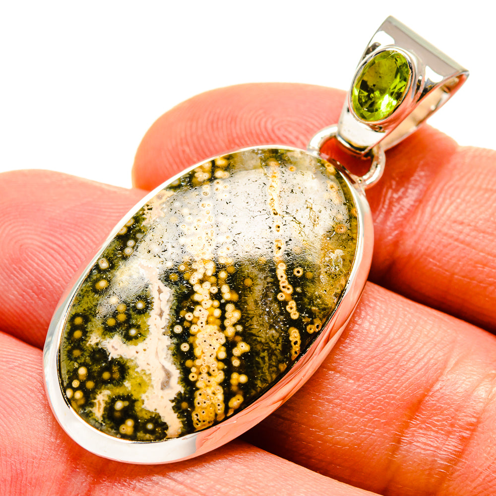 Ocean Jasper Pendants handcrafted by Ana Silver Co - PD756396