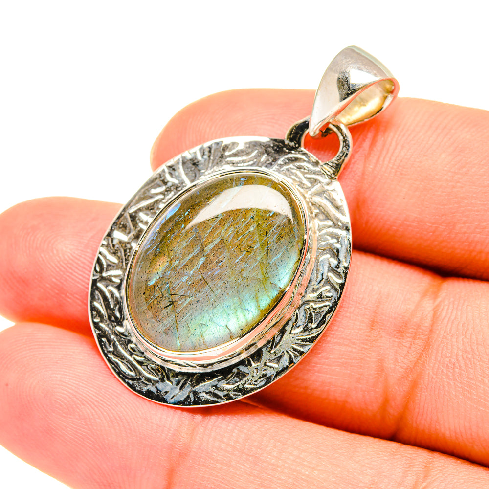 Labradorite Pendants handcrafted by Ana Silver Co - PD7564