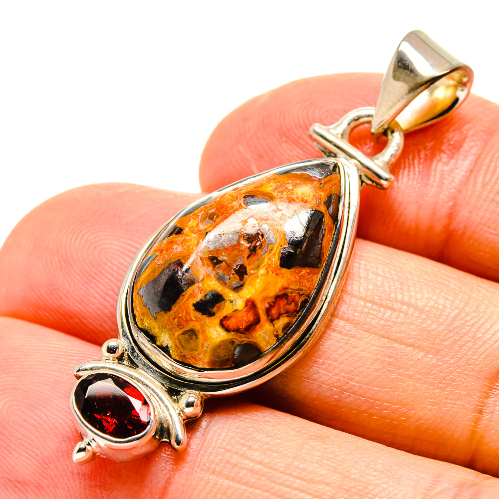 Bauxite Pendants handcrafted by Ana Silver Co - PD756408