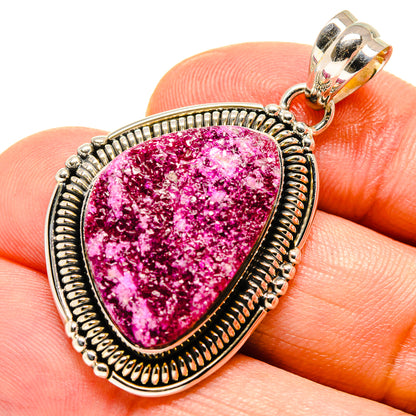 Cobalto Calcite Druzy Pendants handcrafted by Ana Silver Co - PD756417