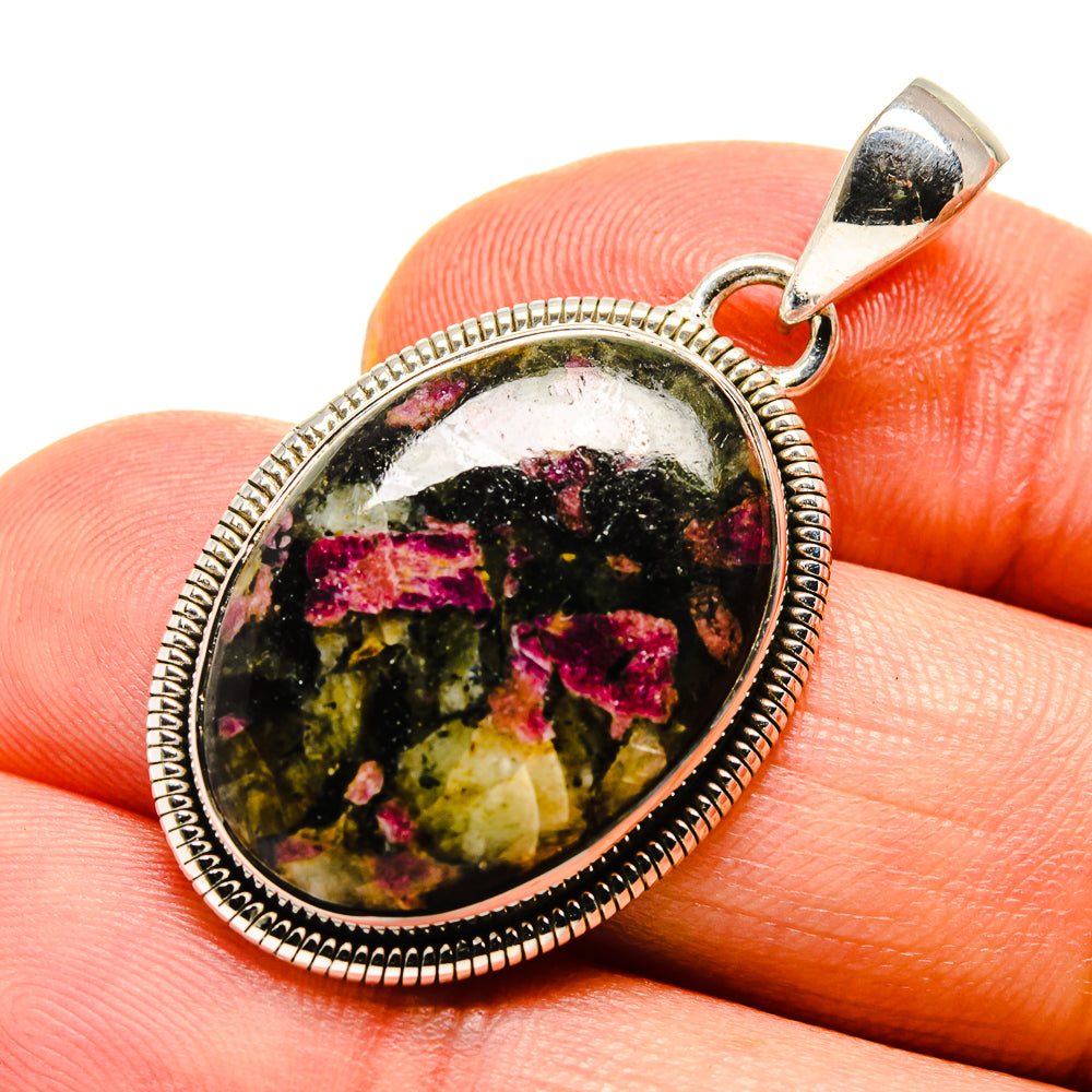 Russian Eudialyte Pendants handcrafted by Ana Silver Co - PD756418