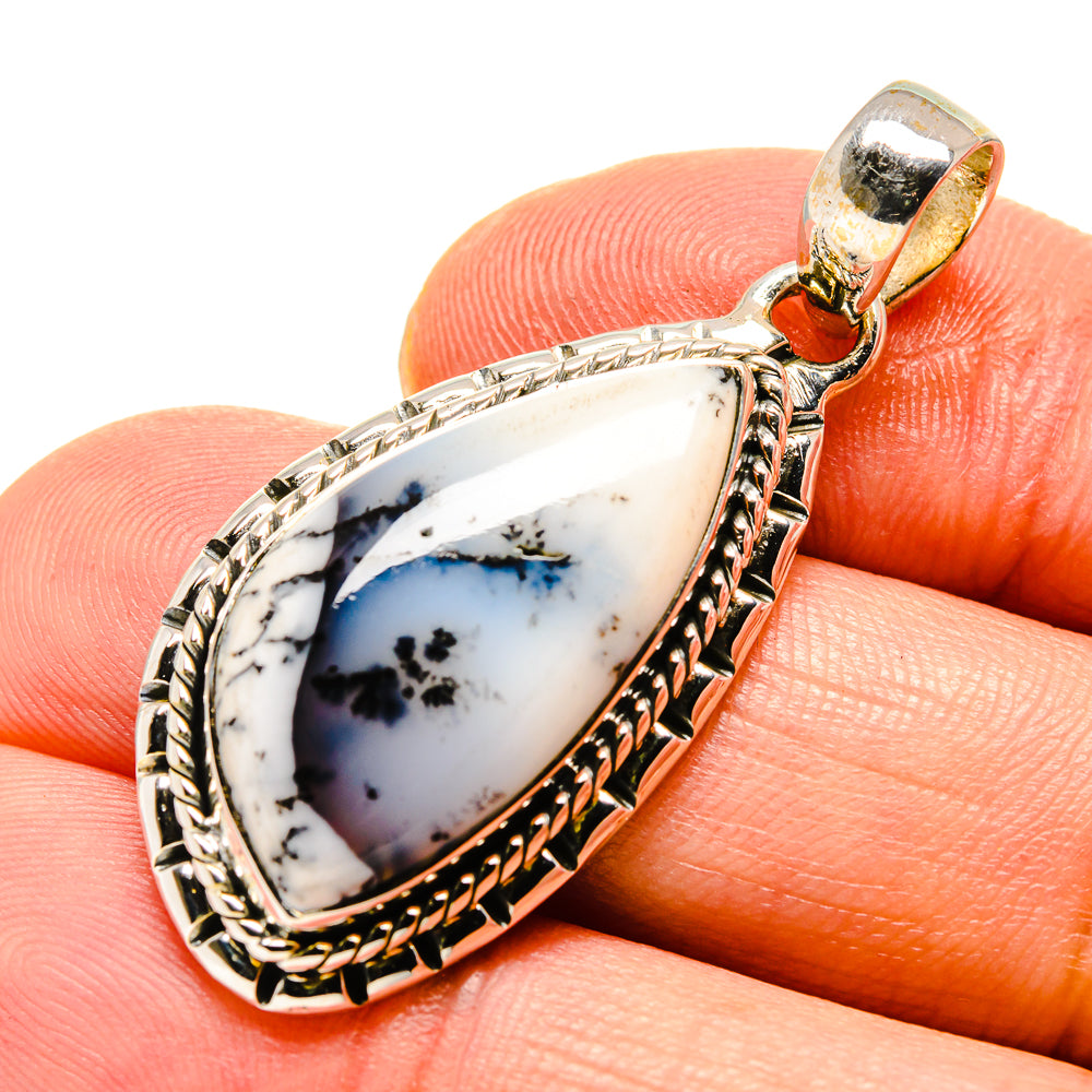 Dendritic Opal Pendants handcrafted by Ana Silver Co - PD756419