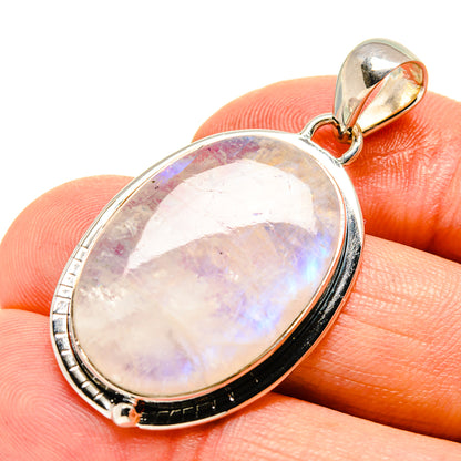 Rainbow Moonstone Pendants handcrafted by Ana Silver Co - PD756428