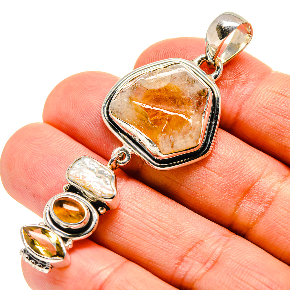 Citrine Pendants handcrafted by Ana Silver Co - PD756435