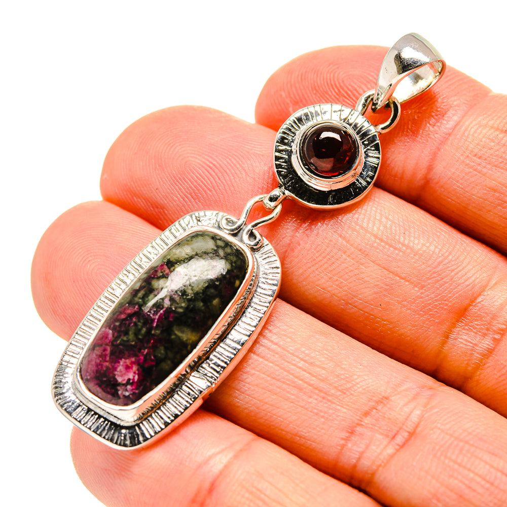Russian Eudialyte Pendants handcrafted by Ana Silver Co - PD756436