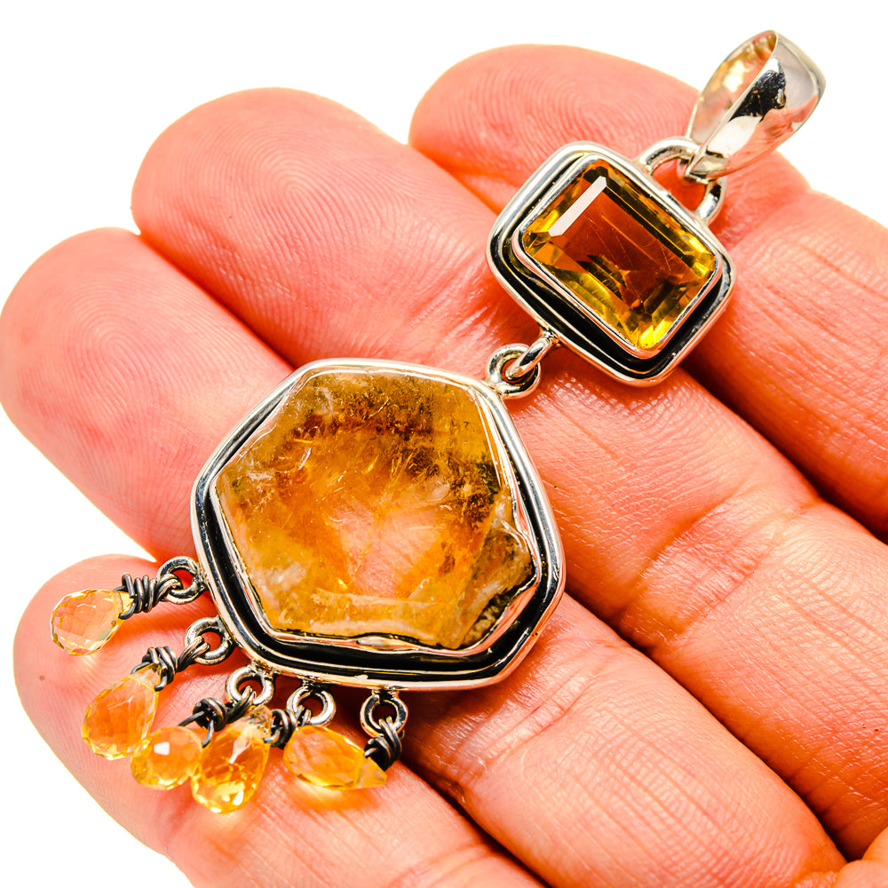 Citrine Pendants handcrafted by Ana Silver Co - PD756437