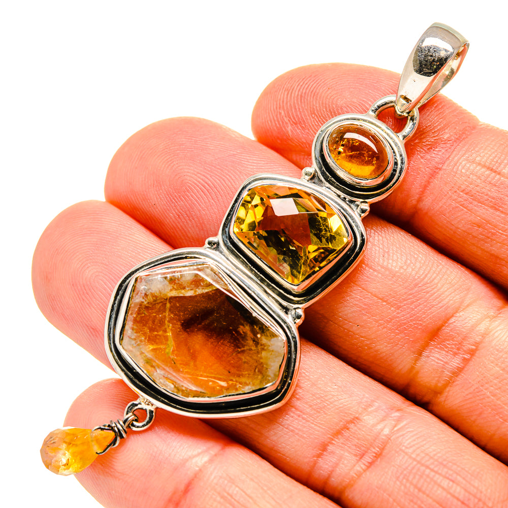 Citrine Pendants handcrafted by Ana Silver Co - PD756438