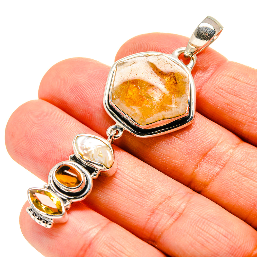 Citrine Pendants handcrafted by Ana Silver Co - PD756442