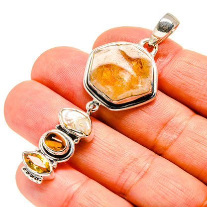 Citrine Pendants handcrafted by Ana Silver Co - PD756442