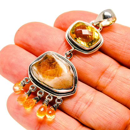 Citrine Pendants handcrafted by Ana Silver Co - PD756443