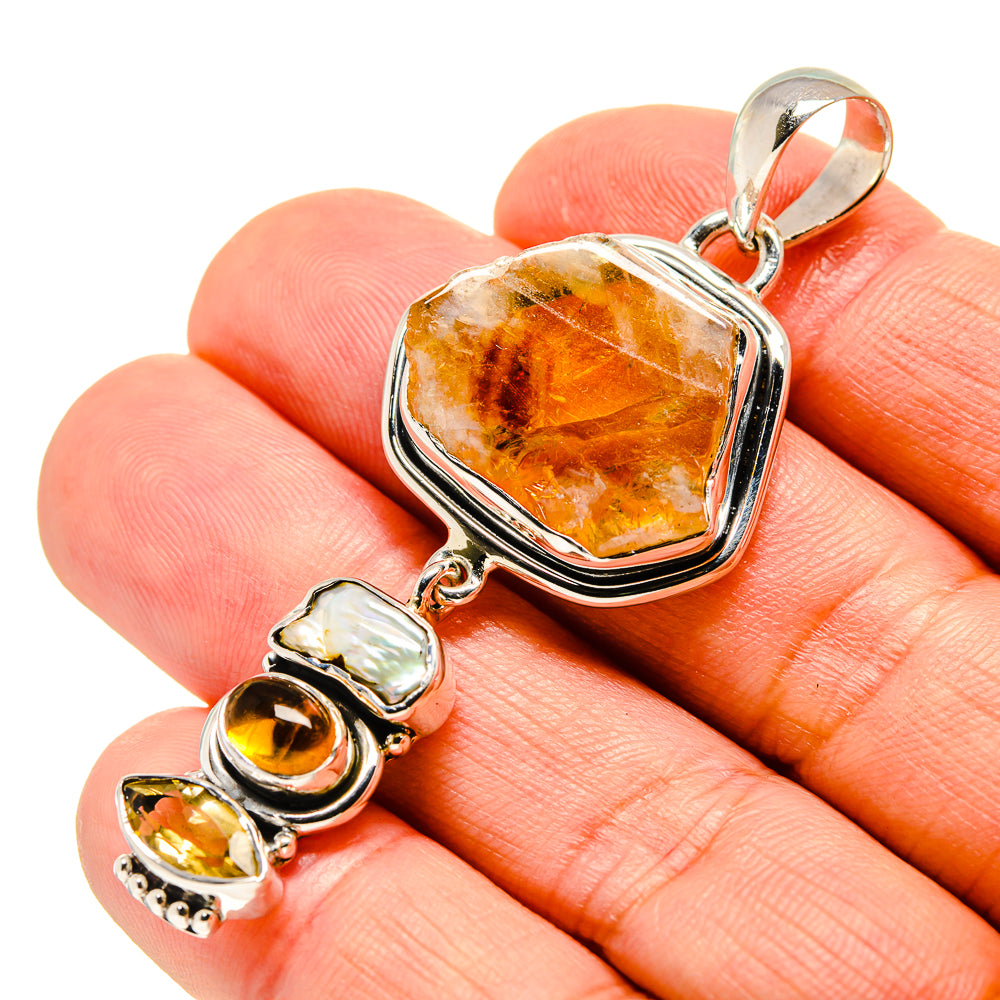 Citrine Pendants handcrafted by Ana Silver Co - PD756445