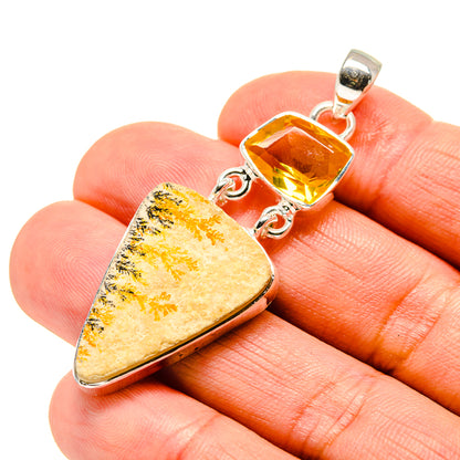Germany Psilomelane Dendrite Pendants handcrafted by Ana Silver Co - PD756446