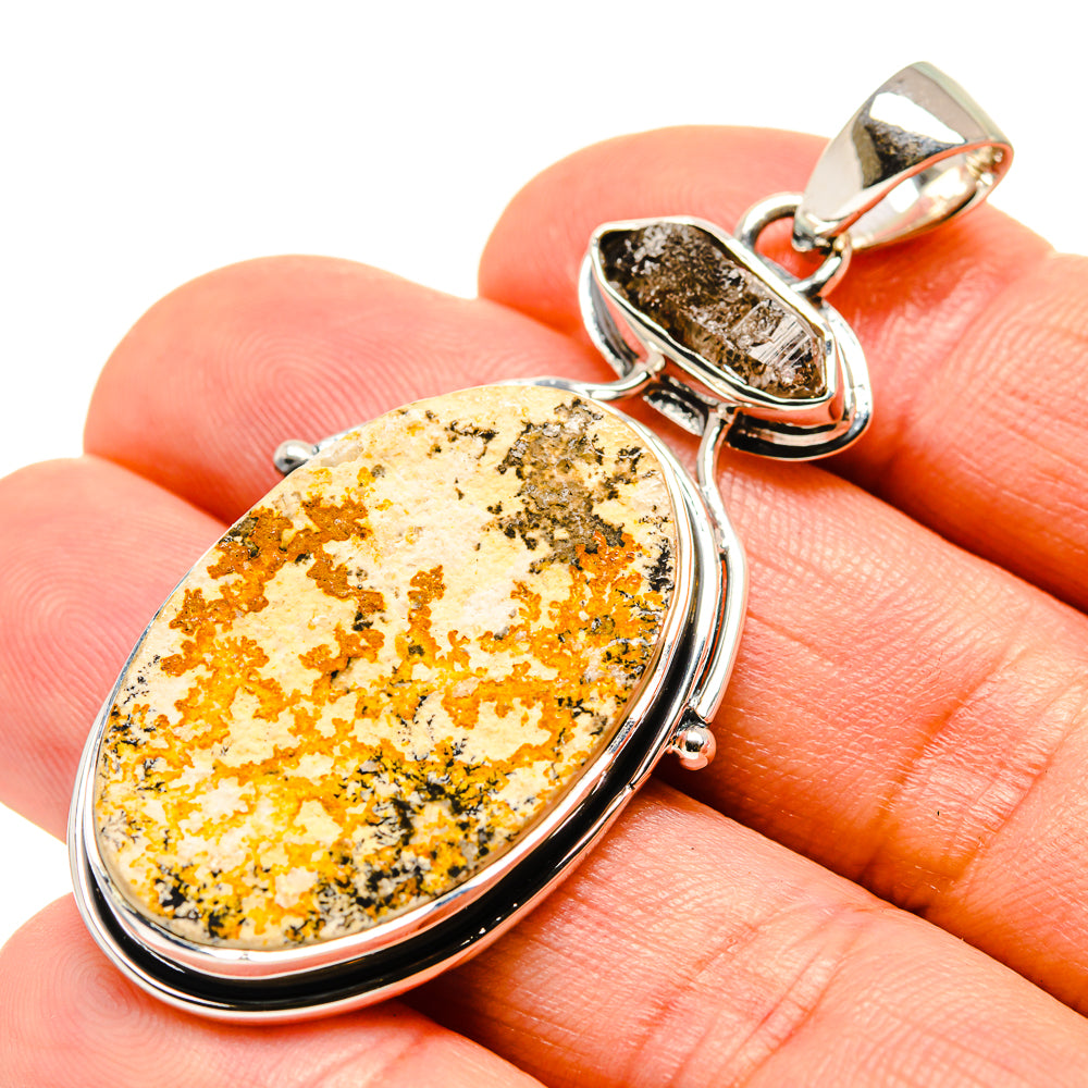 Germany Psilomelane Dendrite Pendants handcrafted by Ana Silver Co - PD756448