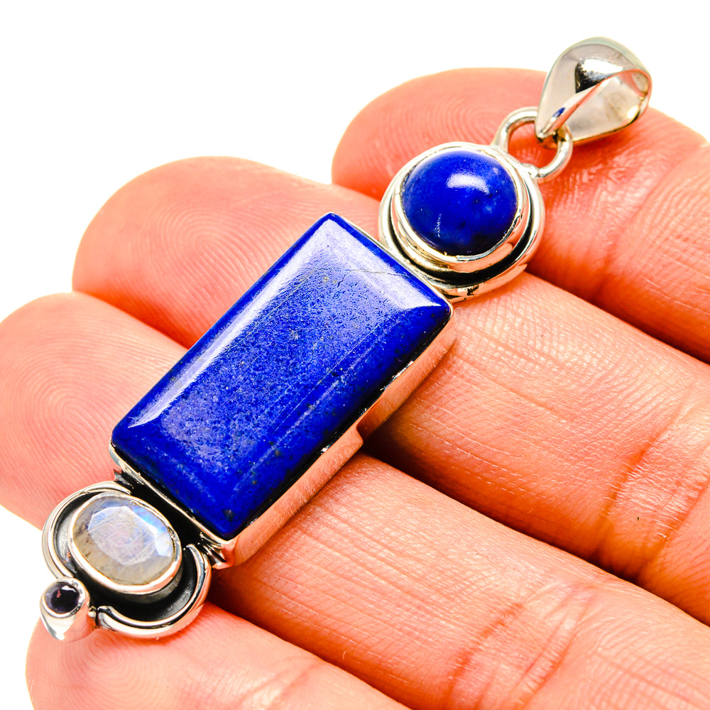 Lapis Lazuli Pendants handcrafted by Ana Silver Co - PD756450