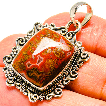 Moroccan Agate Pendants handcrafted by Ana Silver Co - PD756459