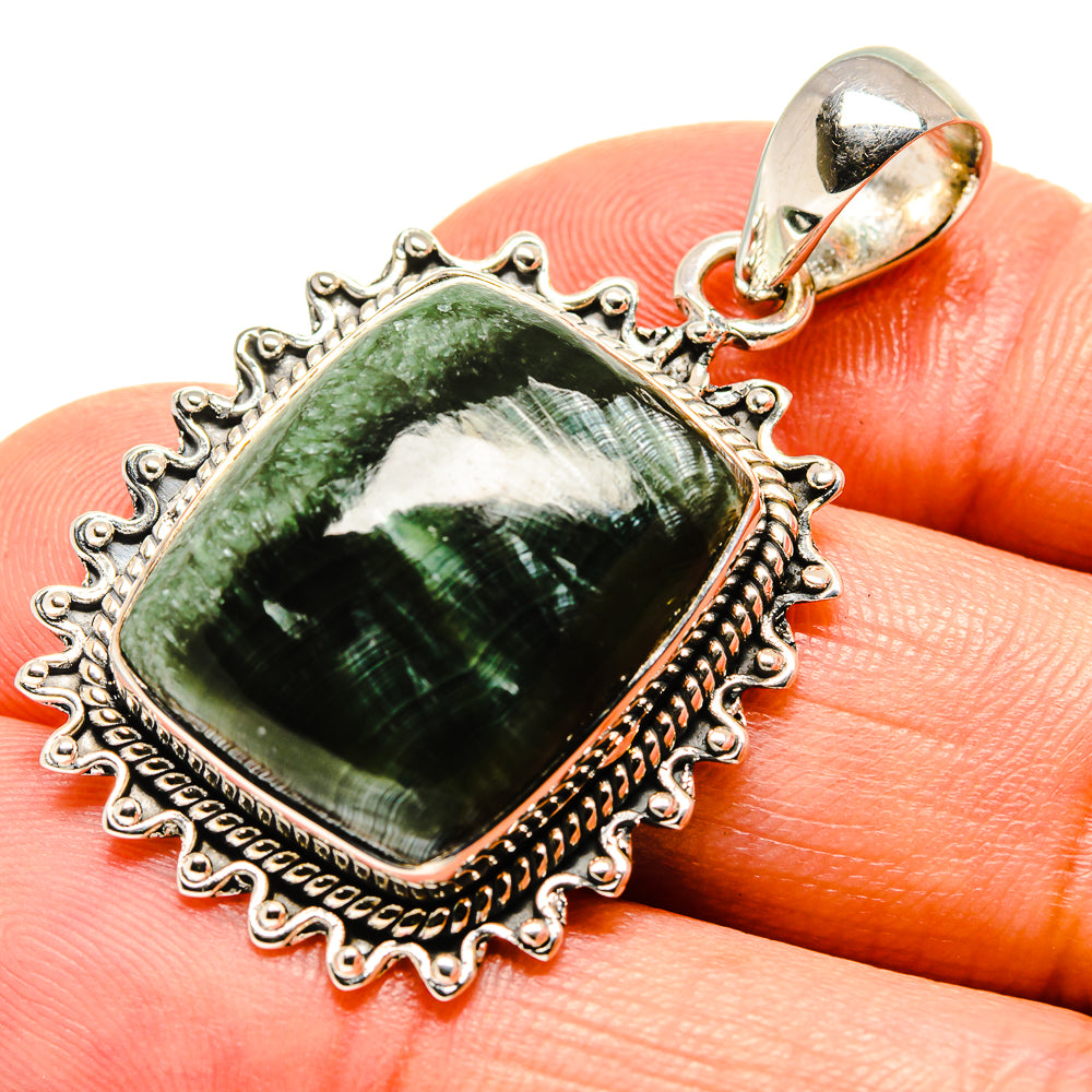 Seraphinite Pendants handcrafted by Ana Silver Co - PD756467