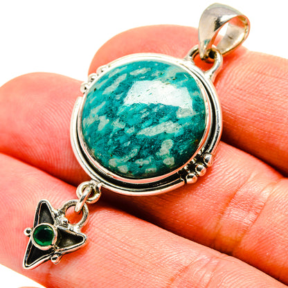 Amazonite Pendants handcrafted by Ana Silver Co - PD756472