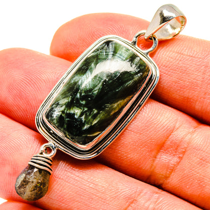 Seraphinite Pendants handcrafted by Ana Silver Co - PD756477