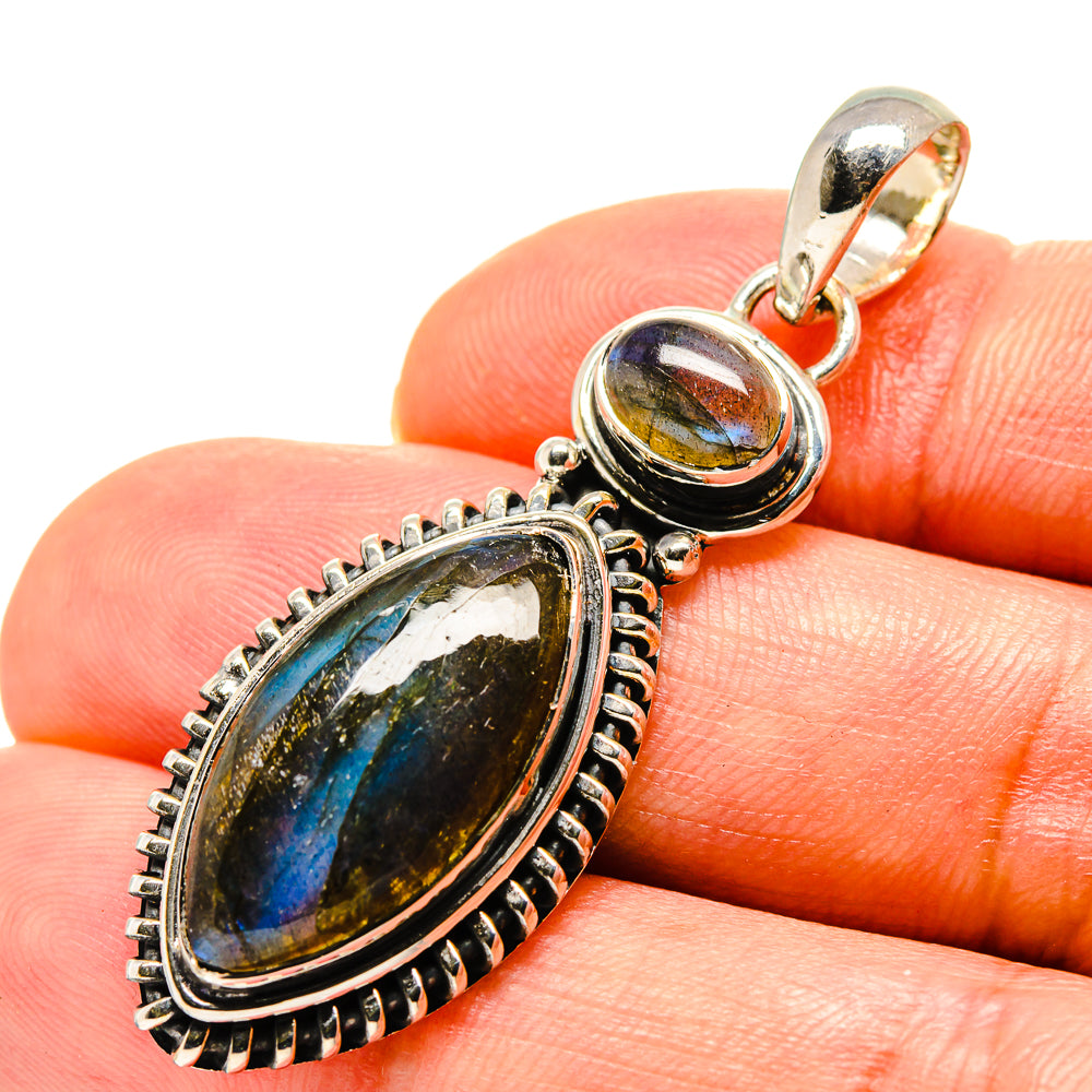 Labradorite Pendants handcrafted by Ana Silver Co - PD756487