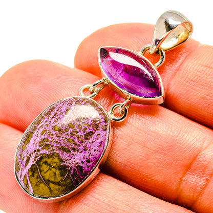 Stichtite Pendants handcrafted by Ana Silver Co - PD756493