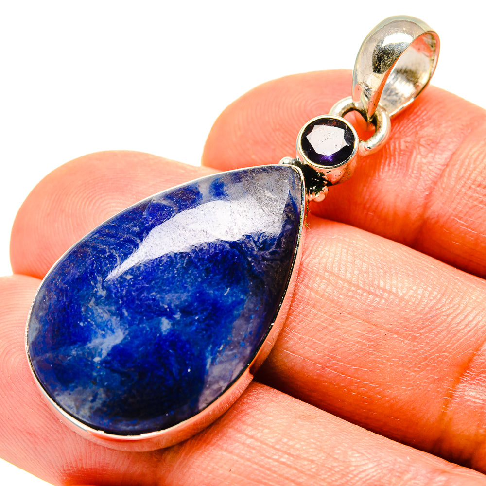 Sodalite Pendants handcrafted by Ana Silver Co - PD756494