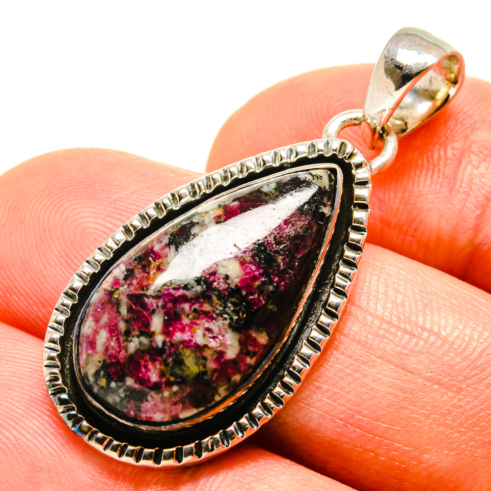 Russian Eudialyte Pendants handcrafted by Ana Silver Co - PD756502