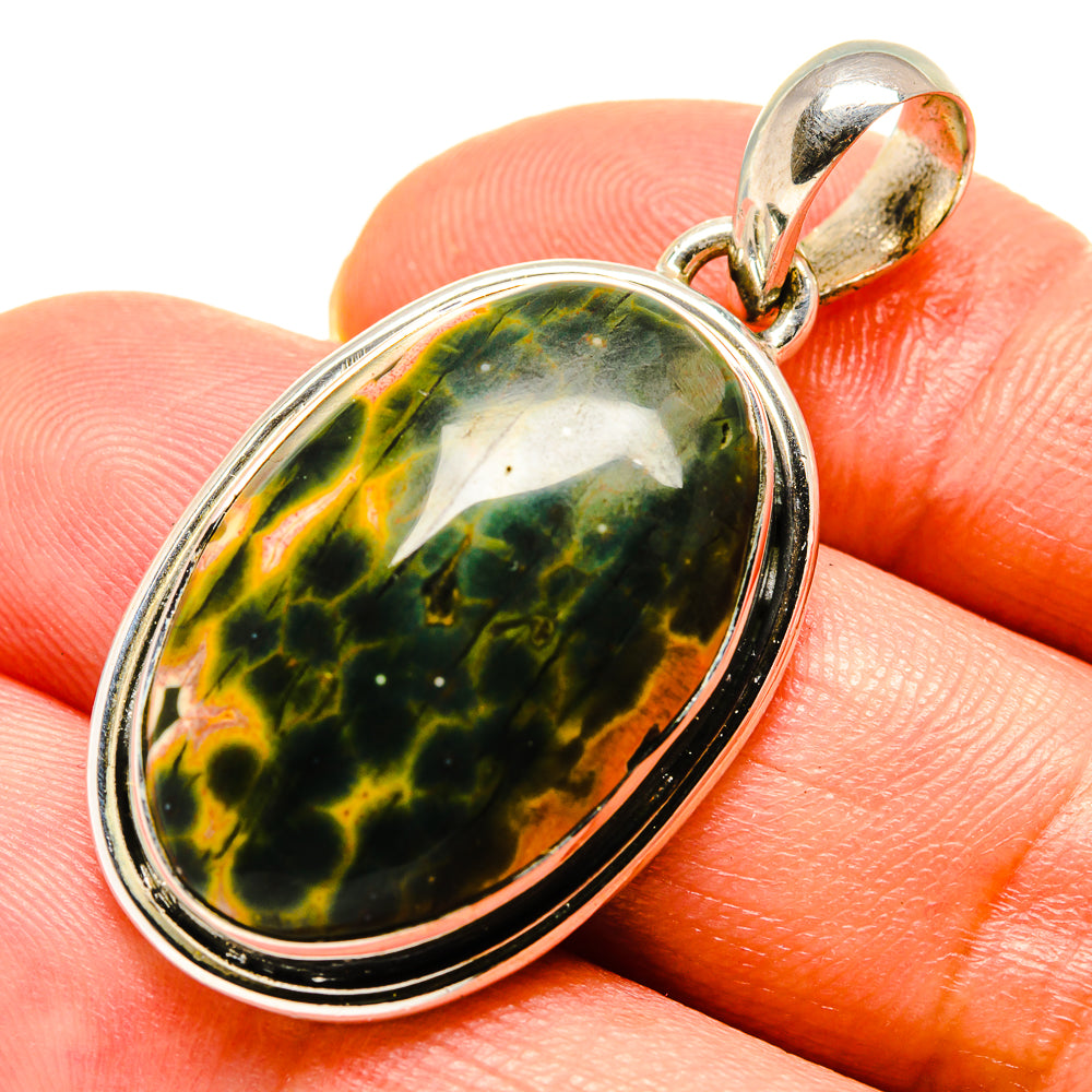 Ocean Jasper Pendants handcrafted by Ana Silver Co - PD756508