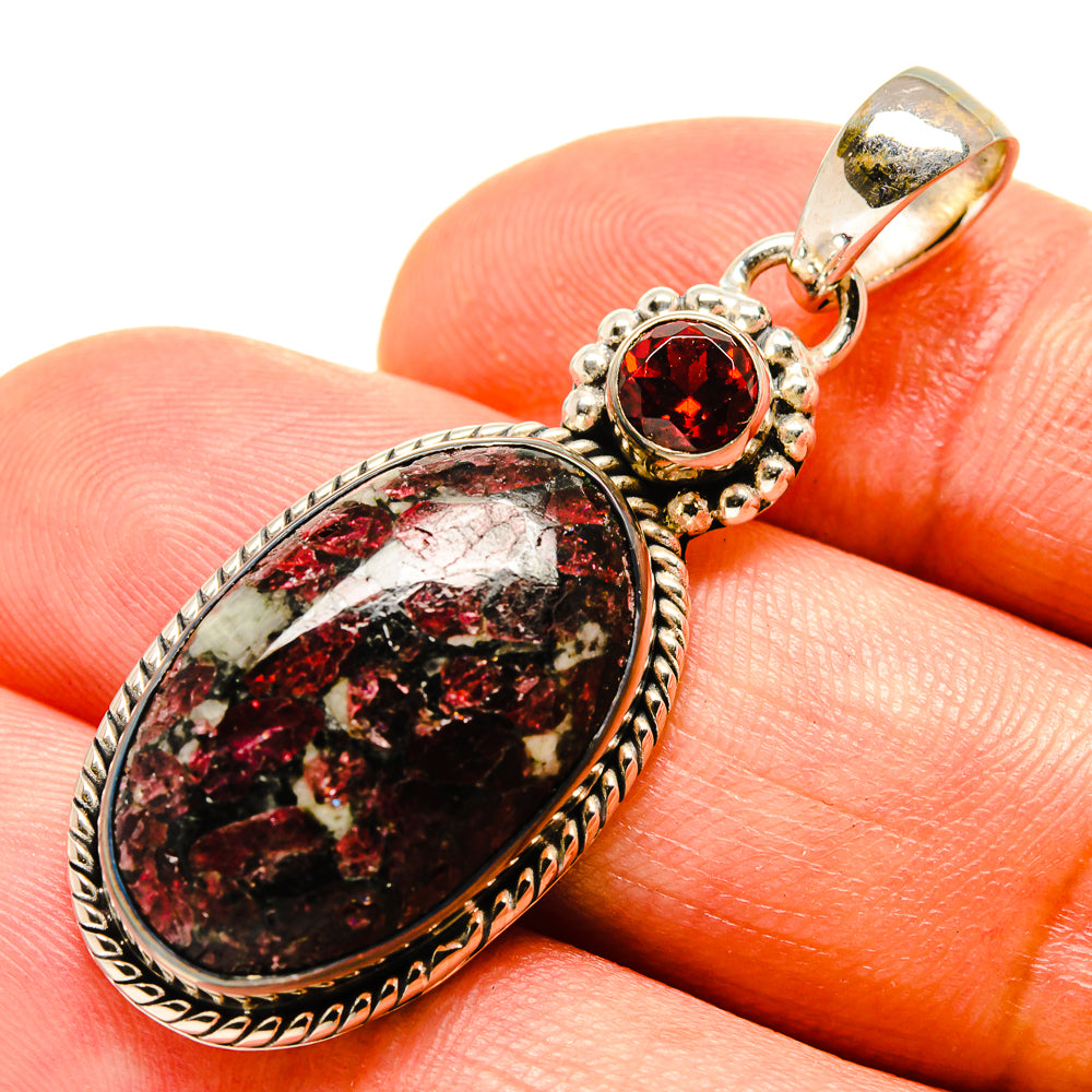 Russian Eudialyte Pendants handcrafted by Ana Silver Co - PD756510