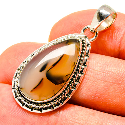Montana Agate Pendants handcrafted by Ana Silver Co - PD756513