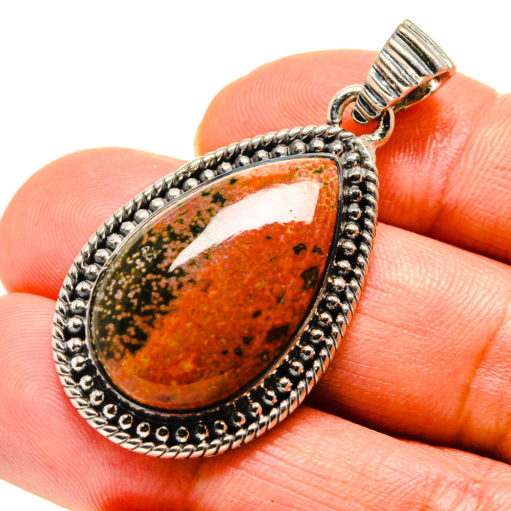 Bloodstone Pendants handcrafted by Ana Silver Co - PD756522