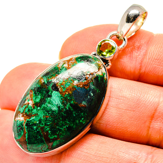 Chrysocolla Pendants handcrafted by Ana Silver Co - PD756525
