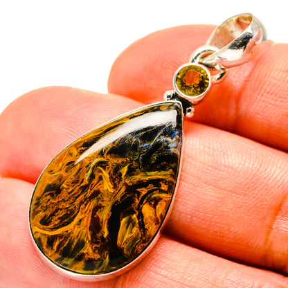 Pietersite Pendants handcrafted by Ana Silver Co - PD756529