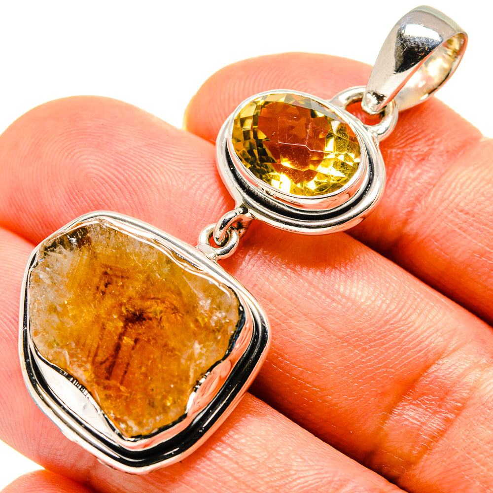 Citrine Pendants handcrafted by Ana Silver Co - PD756534