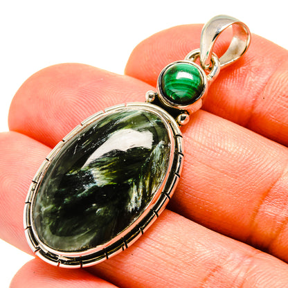 Seraphinite Pendants handcrafted by Ana Silver Co - PD756539